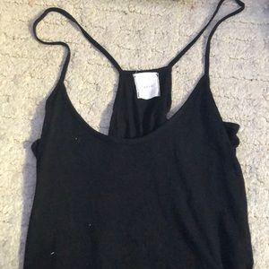 Black tank top